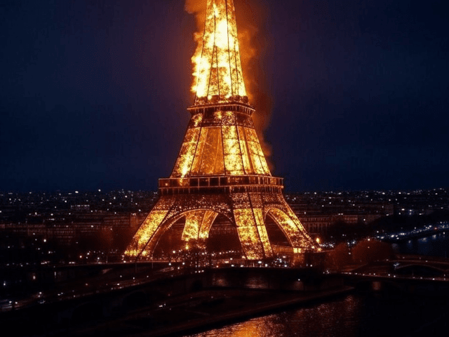 Details of the Eiffel Tower Fire Incident