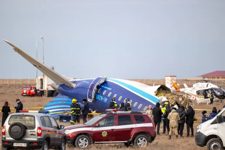 Azerbaijan Airlines Flight J2-8243 tragic Crash