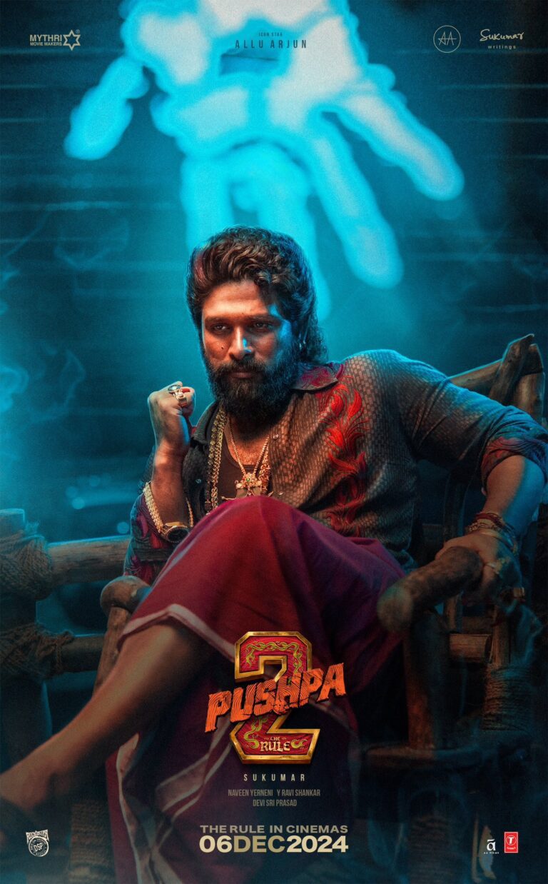 The promotional poster for 'Pushpa 2: The Rule- Part2