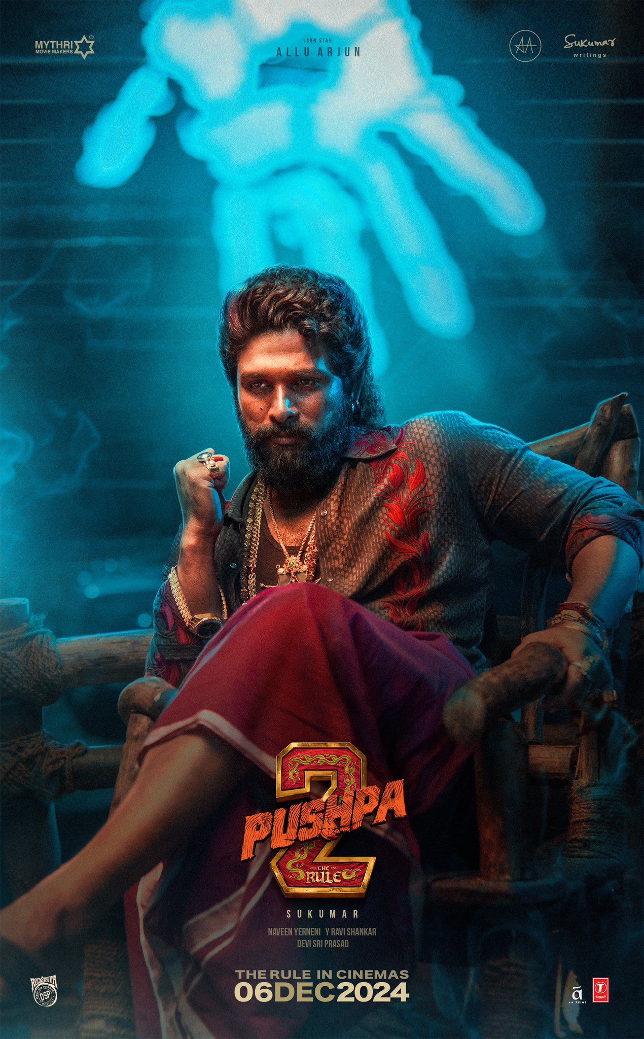 The promotional poster for 'Pushpa 2: The Rule- Part2