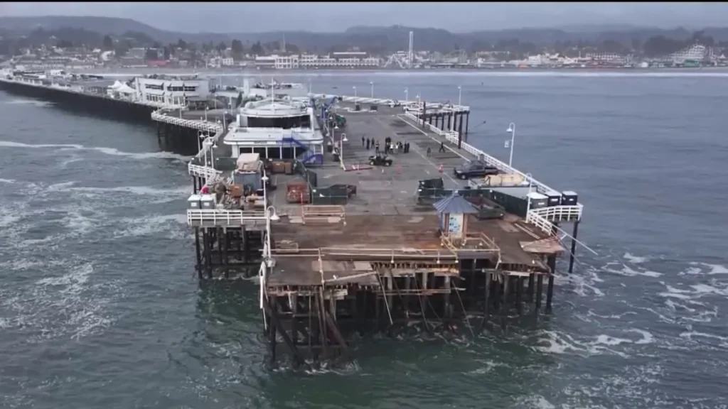 santa cruz wharf collapse