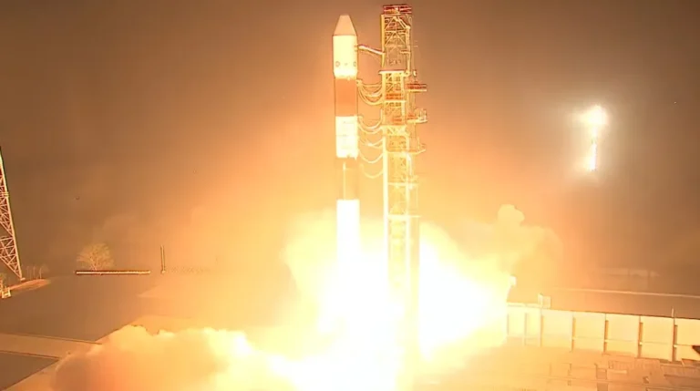 ISRO's PSLV rocket successfully launching the SpaDeX docking experiment spacecraft on December 30, 2024, marking a historic milestone in India's space exploration.