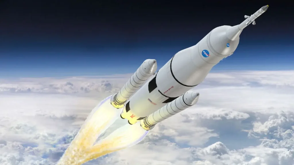 Longxing-2 rocket launching from Haiyang, Shandong province, during a high-altitude test for reusable space technology.