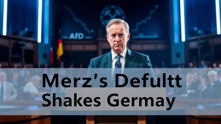 Merz had expected to win the vote in a formality