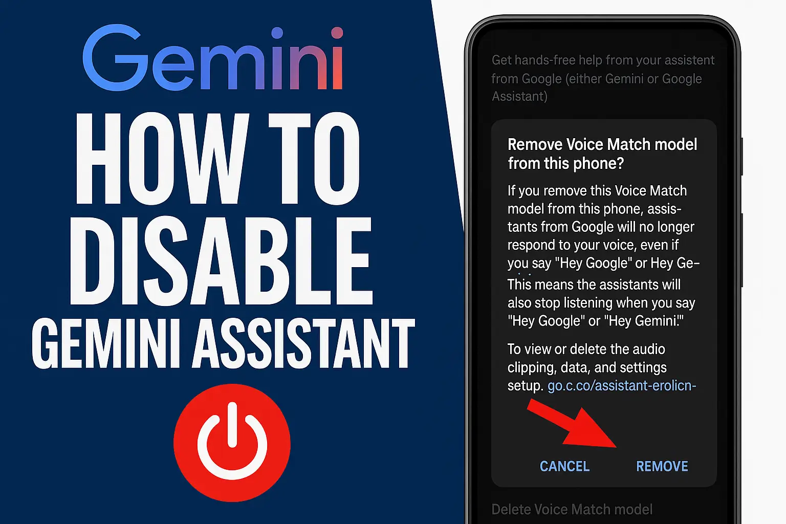 How to Disable Gemini Assistant
