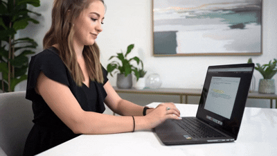 SikhoAI Girl using Mac keyboard to take a screenshot with Command + Shift + 3 shortcut