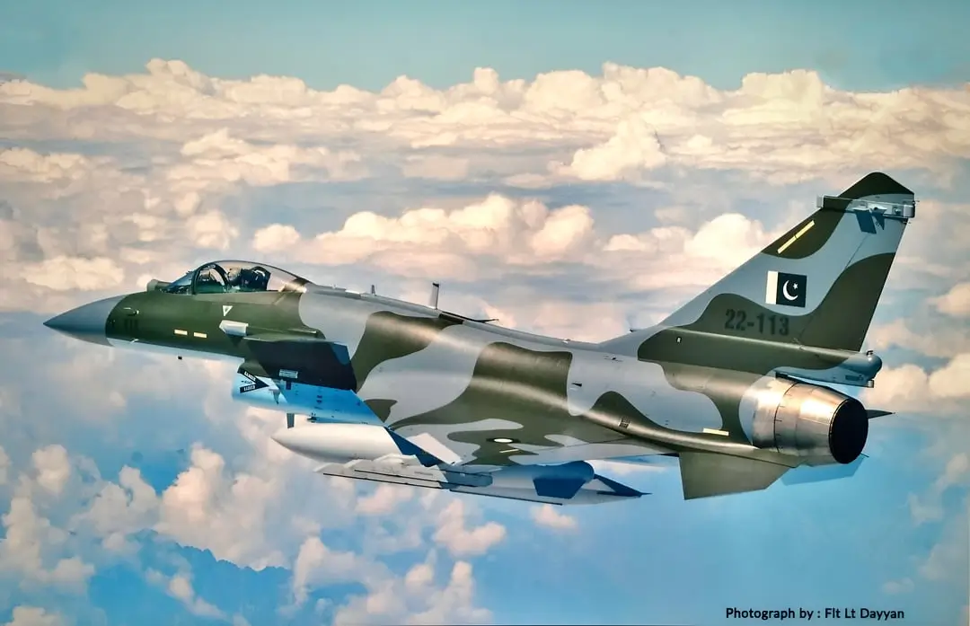 SikhoAI Chinese J-10C jet in flight
