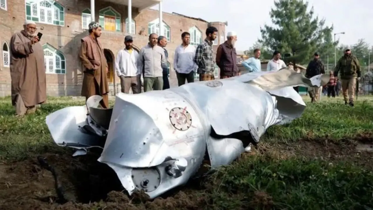 SikhoAI Wreckage of Indian Rafale jet near Bathinda, India
