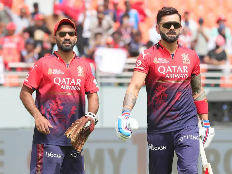 Dinesh Karthik and Virat Kohli