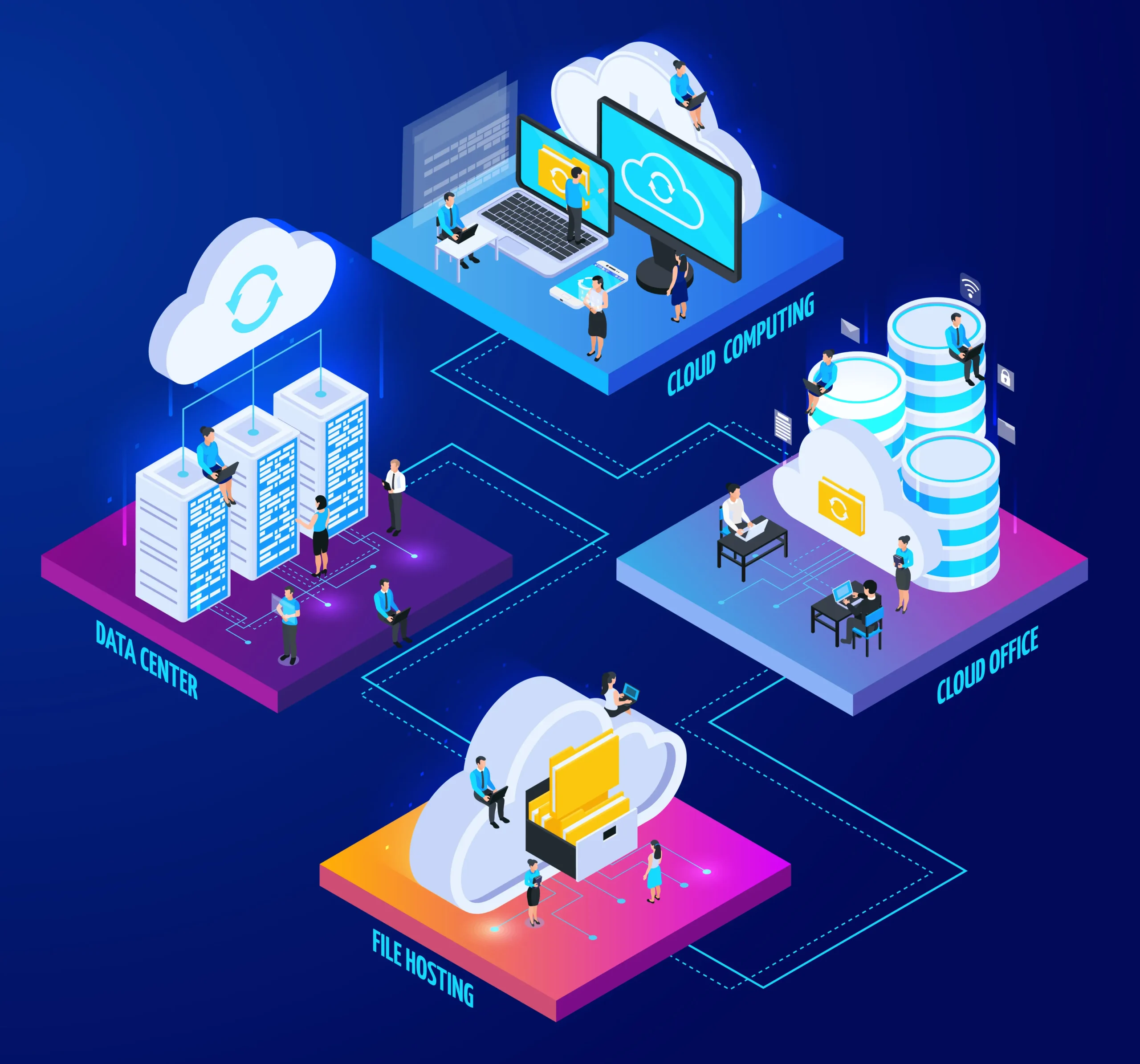 Digital fortress representing cloud security frameworks
