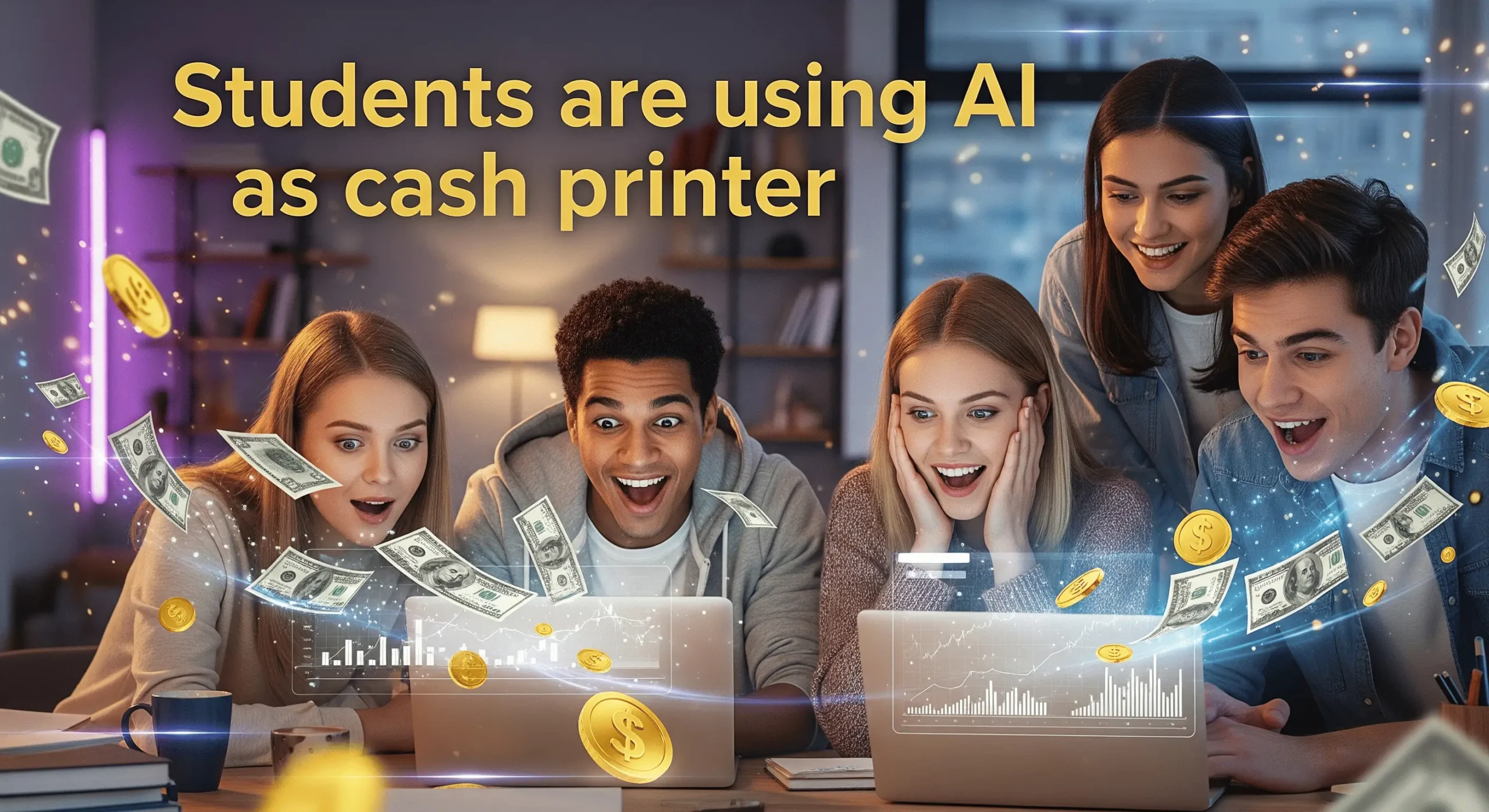Students are turning AI into their cash printer machine