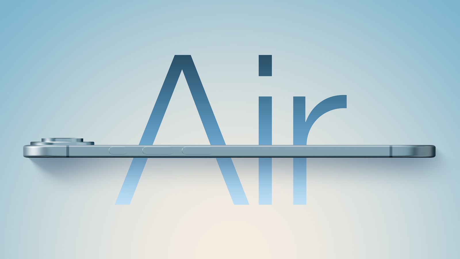 iPhone 17 Air showcasing AI-powered search interface