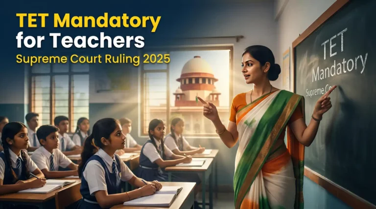 Teacher Eligibility Test Supreme Court order